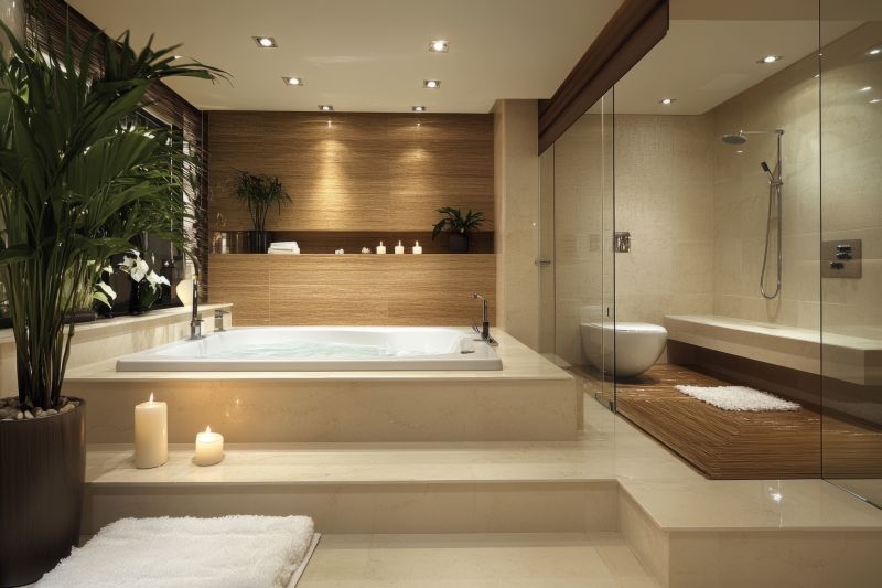 Spa-Like Bathtub Area